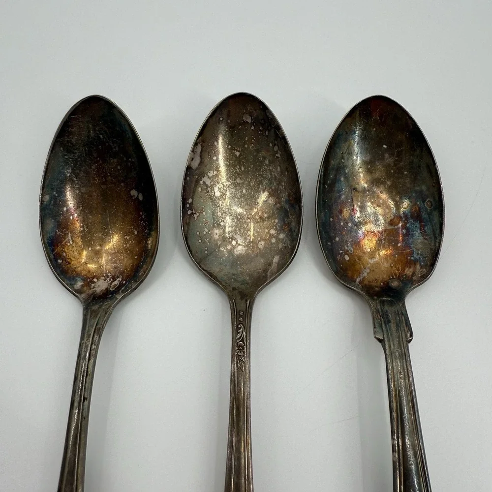 VINTAGE Reed & Barton Fairmont Hotel / Tudor Plate / Duro Plate Oneida Teaspoons